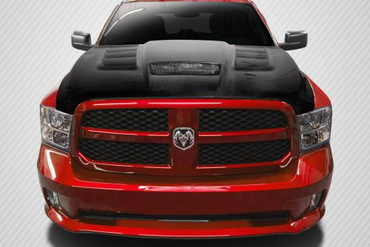 Carbon Fiber Viper Hood 09-18 Dodge Ram, 19-22 Ram Classic 1500